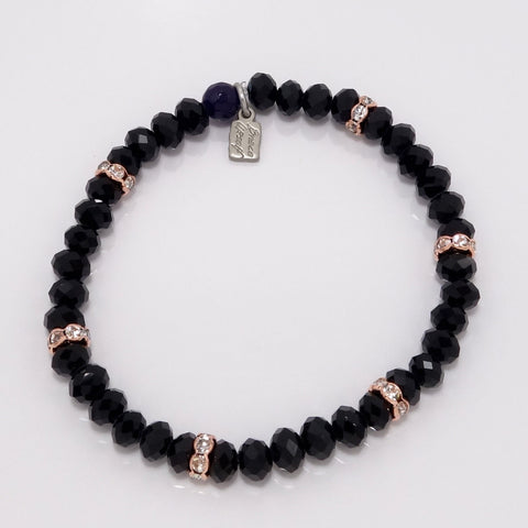 Jet Black/Rose Gold