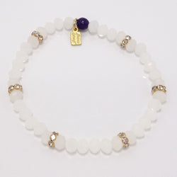 Frosted White/Light Gold
