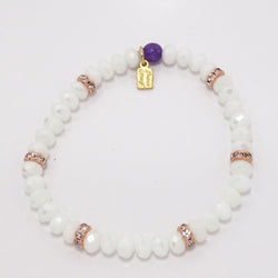 Pearlized White/Rose Gold