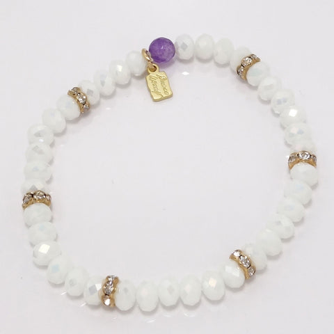 Pearlized White/Light Gold