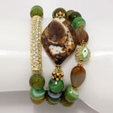 Multi-Colored Green Set