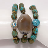 Green Turquoise Set