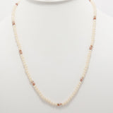 Bisque Rose Gold Crystal Triple Wrap Bracelet