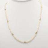 Bisque Gold Crystal Triple Wrap Bracelet