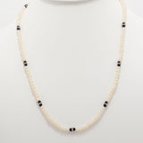 Bisque Black Crystal Triple Wrap Bracelet