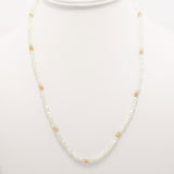 Pearl Gold Crystal Triple Wrap Bracelet