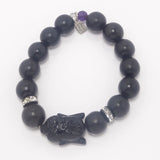 Black Agate Buddha Set