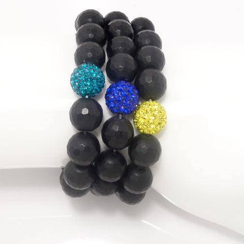 Black Agate/Royal Yellow/ Royal Blue/Turquoise