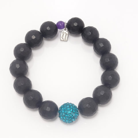 Black Agate/ Turquoise