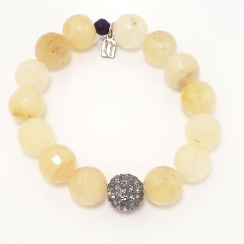 Sheer Yellow Quartz/Light Grey