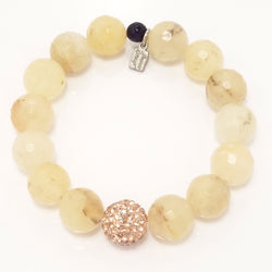 Sheer Yellow Quartz/Peach