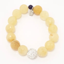 Sheer Yellow Quartz/Silver