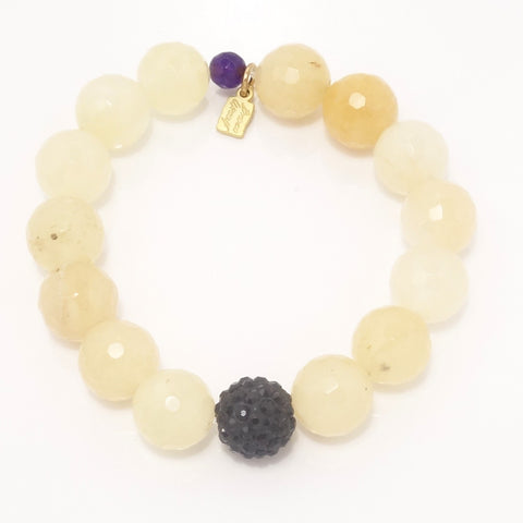 Sheer Yellow Quartz/Black