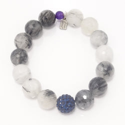 Black and White Agate/Navy