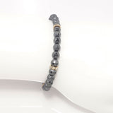 Hematite/Light Gold Bracelet