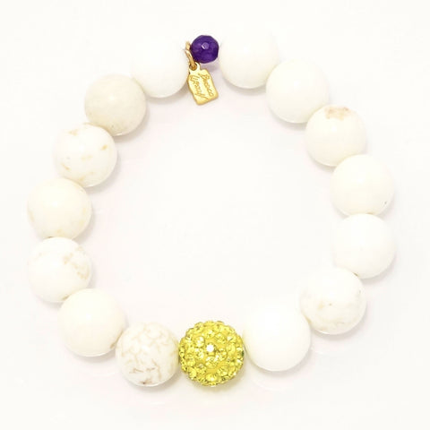 White Turquoise Royal Yellow