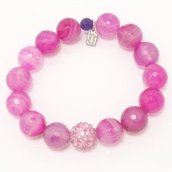 Hot Pink Agate/Pink