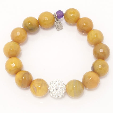 Mustard Agate/Silver