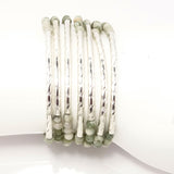 Multi-Colored Light Green/Silver Bars