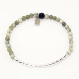 Multi-Colored Light Green/Silver Bars