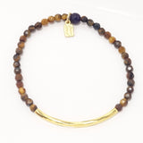 Tiger Eye/Gold Bars