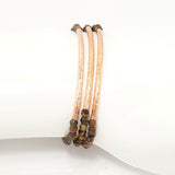 Tiger Eye/Rose Gold Bars