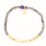 Labradorite /Gold Bars