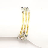 Multi-Colored White /Gold Bars