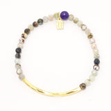 Multi-Colored White /Gold Bars