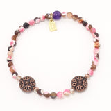 Pink Agate/Copper