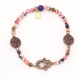 Pink Agate/Copper