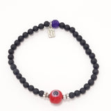 Black Agate/Silver