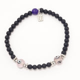 Black Agate/Silver