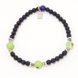 Black Agate/Silver