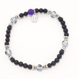 Black Agate/Silver