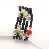 Black Agate/Silver