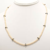 Bisque Spike Crystal Triple Wrap Bracelet