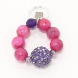 Purple Rhinestone Ball