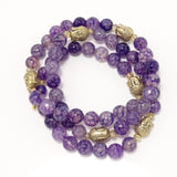 Purple Spider Vein/Gold Buddha