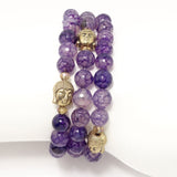 Purple Spider Vein/Gold Buddha