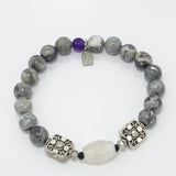 Grey & White Always Right Bracelets