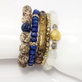 Blue Lapis Love Five Bracelet Bundle