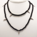 Black Lava/Silver Spikes