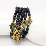 Black/Gold Hamsa