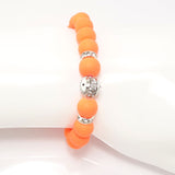 Orange/White Evil Eye