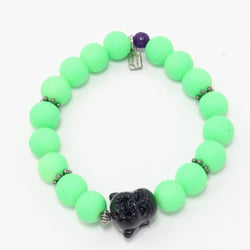 Neon Green/Black Buddha