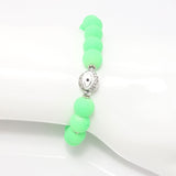 Neon Green/White Evil Eye