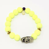 Neon Yellow/Gold Skull