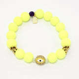 Neon Yellow/Yellow Evil Eye