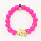 Hot Pink/Gold Buddha